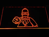 Homer Simpsons LED Neon Sign USB - Orange - TheLedHeroes