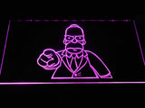 Homer Simpsons LED Neon Sign Electrical - Purple - TheLedHeroes