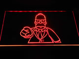 FREE Homer Simpsons LED Sign - Red - TheLedHeroes