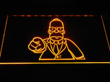 Homer Simpsons LED Neon Sign Electrical - Yellow - TheLedHeroes