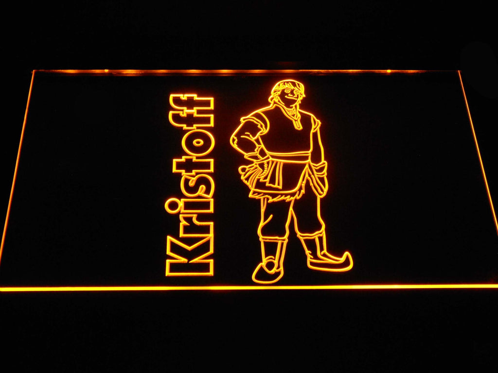 Kristoff LED Neon Sign USB - Yellow - TheLedHeroes