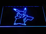 Pikachu LED Neon Sign USB - Blue - TheLedHeroes