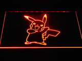 Pikachu LED Neon Sign Electrical - Orange - TheLedHeroes