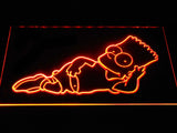 Les Simpsons Risanke LED Neon Sign Electrical - Orange - TheLedHeroes