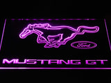 Mustang GT LED Neon Sign USB - Purple - TheLedHeroes