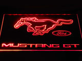 FREE Mustang GT LED Sign - Red - TheLedHeroes