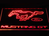 Mustang GT LED Neon Sign USB - Red - TheLedHeroes