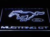 Mustang GT LED Neon Sign Electrical - White - TheLedHeroes