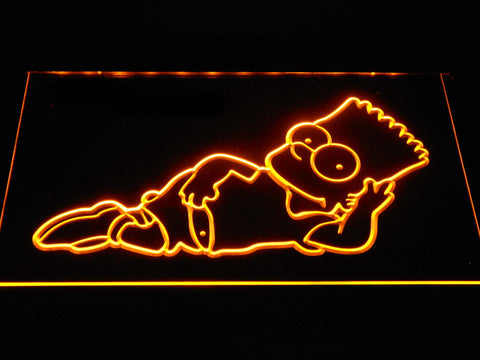 FREE Les Simpsons Risanke LED Sign - Yellow - TheLedHeroes