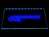 Remember Me LED Neon Sign USB - Blue - TheLedHeroes