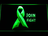 Join us in the Fight LED Neon Sign USB - Green - TheLedHeroes