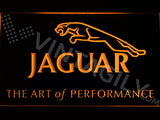 FREE Jaguar The Art of Performance LED Sign - Orange - TheLedHeroes