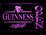 Guinness Open LED Neon Sign Electrical - Purple - TheLedHeroes