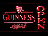 Guinness Open LED Neon Sign Electrical - Red - TheLedHeroes