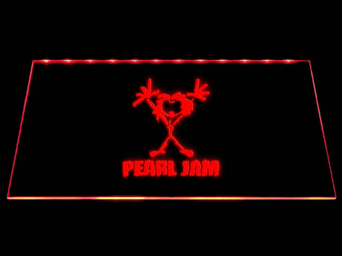 Pearl Jam LED Neon Sign USB - Red - TheLedHeroes