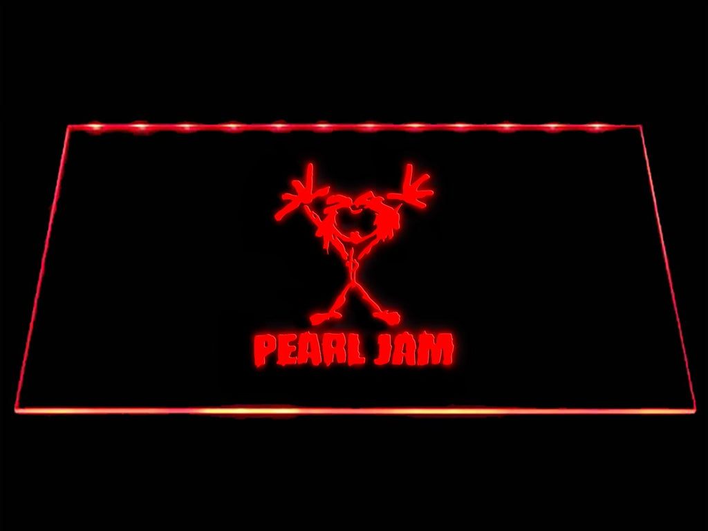Pearl Jam LED Neon Sign Electrical - Red - TheLedHeroes