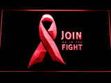 Join us in the Fight LED Neon Sign USB - Red - TheLedHeroes