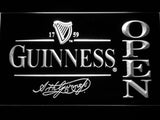 Guinness Open LED Neon Sign Electrical - White - TheLedHeroes