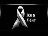 Join us in the Fight LED Neon Sign USB - White - TheLedHeroes