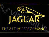 Jaguar The Art of Performance LED Sign - Yellow - TheLedHeroes