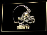 Cleveland Browns LED Neon Sign USB - Yellow - TheLedHeroes