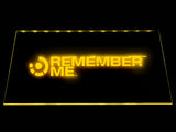 Remember Me LED Neon Sign USB - Yellow - TheLedHeroes