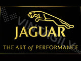 FREE Jaguar The Art of Performance LED Sign - Yellow - TheLedHeroes