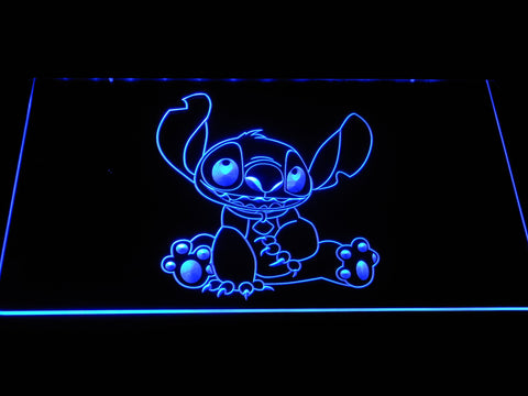 Stitch LED Neon Sign Electrical - Blue - TheLedHeroes