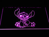 Stitch LED Neon Sign USB - Purple - TheLedHeroes