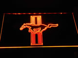 Mustang (3) LED Neon Sign USB - Orange - TheLedHeroes