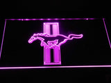 Mustang (3) LED Neon Sign USB - Purple - TheLedHeroes