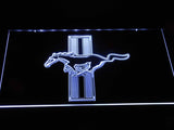 Mustang (3) LED Neon Sign USB - White - TheLedHeroes