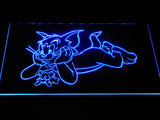 Tom and Jerry (2) LED Neon Sign USB - Blue - TheLedHeroes