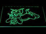 Tom and Jerry (2) LED Neon Sign USB - Green - TheLedHeroes