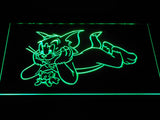 Tom and Jerry (2) LED Neon Sign Electrical - Green - TheLedHeroes