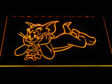 Tom and Jerry (2) LED Neon Sign Electrical - Yellow - TheLedHeroes