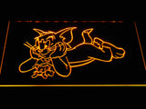 FREE Tom and Jerry (2) LED Sign - Yellow - TheLedHeroes