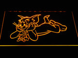 Tom and Jerry (2) LED Neon Sign USB - Yellow - TheLedHeroes