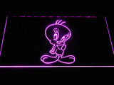 Tweety Bird LED Neon Sign USB - Purple - TheLedHeroes