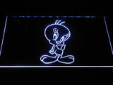 Tweety Bird LED Neon Sign USB - White - TheLedHeroes