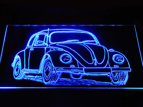 Volkswagen Beetle LED Neon Sign Electrical - Blue - TheLedHeroes