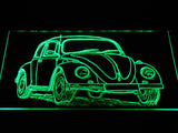 Volkswagen Beetle LED Neon Sign Electrical - Green - TheLedHeroes