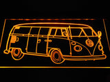 Volkswagen Bus LED Neon Sign Electrical - Yellow - TheLedHeroes