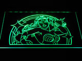 Wonder Lady LED Neon Sign Electrical - Green - TheLedHeroes