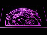 Wonder Lady LED Neon Sign Electrical - Purple - TheLedHeroes