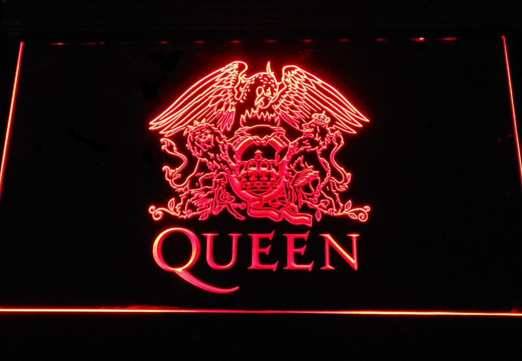 Queen (2) LED Neon Sign Electrical - Red - TheLedHeroes