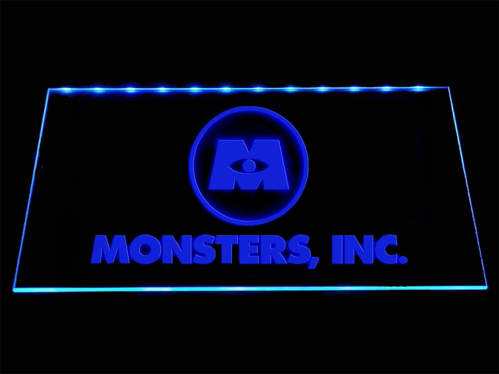 Monsters, INC. LED Neon Sign Electrical - Blue - TheLedHeroes