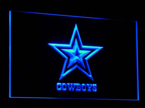 FREE Dallas Cowboys LED Sign - Blue - TheLedHeroes