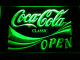 FREE Coca Cola Open LED Sign - Green - TheLedHeroes