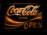 Coca Cola Open LED Neon Sign USB - Orange - TheLedHeroes